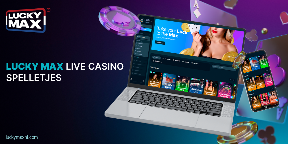 Lucky Max Casino: Live casinospellen