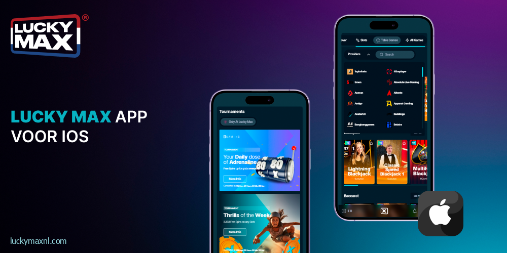 Lucky Max app downloaden voor op iOS