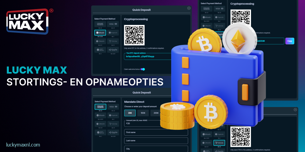 Lucky Max Betaalmethode in Nederland