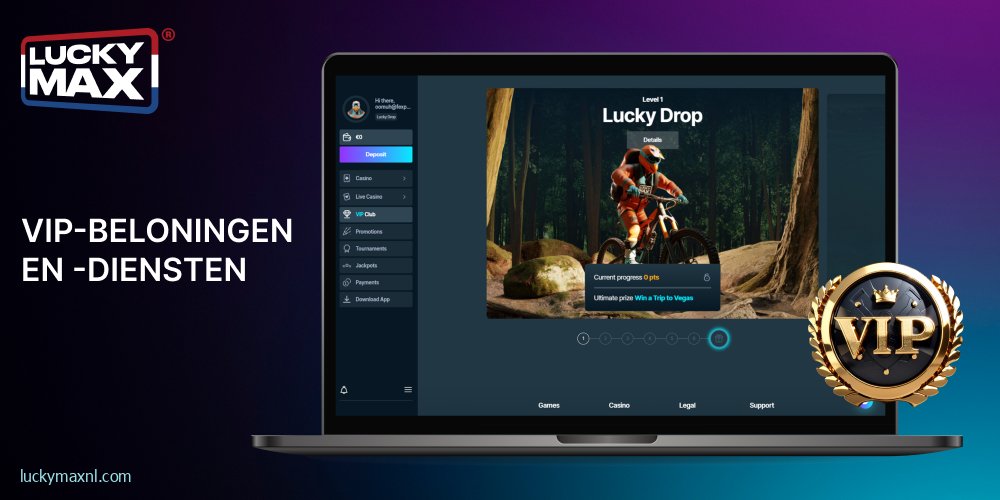 Lucky Max VIP-programma voor spelers uit Nederland